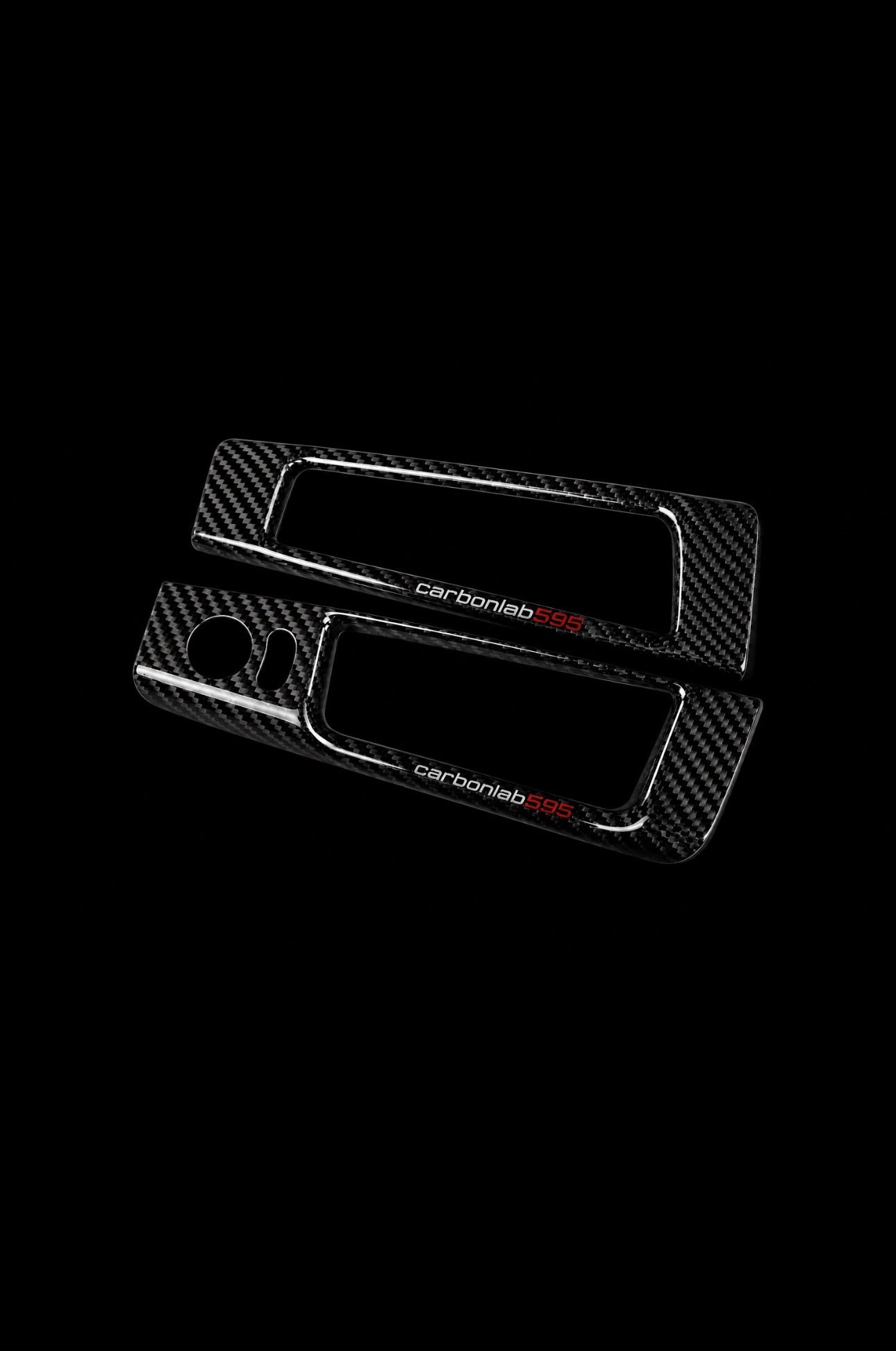 Cover pannello alzacristalli in vero carbonio (Solo guida a sinistra)